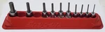 Snap-on 212EFTAY 10PC Combo Sae Hex Driver Bit Socket Set Incomplete. Fixed Price $189.99.