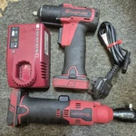 Snap On CTR714A 14.4V 1/4" Drive C'less RATCHET,CTEU716A 1/2" Wrench Etc. Fixed Price $405.03.