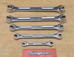 Vintage Snap On RXH605 - Pc Sae Pt Double Ended Flare Nut/line Wrench Set. Fixed Price $124.95.