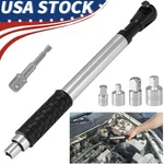 1/2" Offset Extension Ratchet Wrench Cr-v Steel With 5 Adapters For Auto Repair. Fixed Price $30.99.