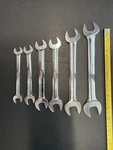 Snap-on Tools Vom 6 Pc Metric Open End Wrench Set 9MM- 19MM. Fixed Price $120.00.