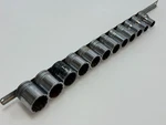 Snap-on Tools Usa 12PC 1/2" Drive 12-POINT Sae 7/16-1-1/8" Shallow Socket Set. Fixed Price $169.99.
