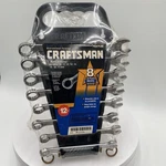 New Craftsman 8 Pc Point Metric Combo Wrench Set 944126 Made Usa 10MM-17MM. Fixed Price $69.99.