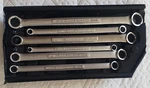 Craftsman -v- Series 6-PIECE, 12-POINT Metric Double Box End Wrench Set W/ Tray. Fixed Price $104.00.