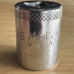 Mac Tools Shallow Socket 3/8" Drive Point X615MM Knurled Made Usa. Fixed Price $24.95.