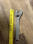 New Britain Aw 10 Adjustable Wrench (crescent). Fixed Price $19.00.