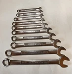 Vintage Craftsman Wrench Set 10PC Forged Usa -va- Series Sae 1/4 To 13/16 Lot. Fixed Price $55.00.