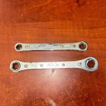 Snap-on Ratcheting Box Wrench Set RBM1213SA And Vintage NO74. Fixed Price $30.00.