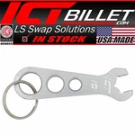 Ict Billet 10MM Aluminum Wrench Keychain. Fixed Price $12.99.