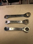 Craftsman - Reversible Metric Ratcheting Box 12PT Wrenches (14,15,17,19 & 21MM). Fixed Price $17.25.