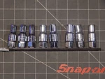 Snap On Of 10PC 3/8" Drive Sae Stud Installer Socket Set 1/4" 1/2" CJ800-1. Fixed Price $409.19.