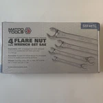 Matco Tools SRF46TC 4PC Flare Nut Wrench Set Sae Double Ended Polished Steel. Fixed Price $139.99.