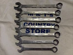Vintage Cornwell Tools Usa 7PC 12PT Metric Combination Wrench Set 13-19MM. Fixed Price $108.50.