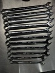 Mac Knuckle Saver Metric Wrench Set Like New 11 Piece 10-20MM. Fixed Price $250.00.