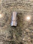 Snap On FSS141 7/16" 3/8 Drive Semi Deep Chrome Socket. Fixed Price $39.95.