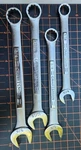 Craftsman Series Usa Combo Wrench Set 4PC Sae 9/16 3/4 Vintage Chrome Open End. Fixed Price $25.00.