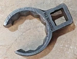 Snap-on 1/2" Drive 12-POINT Sae 1-1/4" Black Oxide Flare Nut Crowfoot Wrench Usa. Fixed Price $36.95.