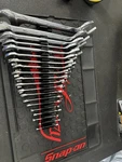 Snap-on 4 Way 19PC Sae Angle Wrench Set. Fixed Price $799.99.