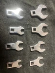 Mac Tools -- 8 Piece Crowfoot Socket Wrenchs Item *************. Fixed Price $129.99.