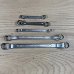 Lot 5 Double End Offset Box Wrench Sears Industro And Hexo. Fixed Price $10.00.