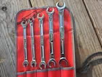 Snap-on RXM606S Metric Double End Flare Nut Wrench Set 9MM-21MM Unused Collector. Fixed Price $350.00.
