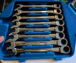 Cornwell Pc Racheting Wrench Set 8-18MM Original Holder. Fixed Price $114.99.