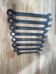 Craftsman Metric Reversible Ratcheting Combination Wrench Set Usa Made. Fixed Price $99.00.