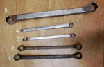 Vintage Double Offset Box End Wrenches Cornwell, Craftsman Giller - Read. Fixed Price $11.00.