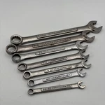 Vintage Craftsman Sae 7 Pc Combination Wrench Set 1/4-11/16" 12PT Series. Fixed Price $18.96.