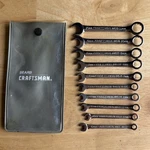 Craftsman Metric Midget Ignition Combination Wrench Set 10PC 9 43443 Made Usa. Fixed Price $33.95.