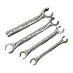 Sk Tools Usa 4 Pc Sae Flare Nut Line Wrench Set Chrome 3/8- 7/8 Read Description. Fixed Price $29.99.