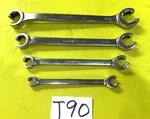 Cornwell Tools 4 Piece Sae. Double End Flare Nut Wrench Set. Fixed Price $105.00.