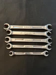 Snap On 5 Piece Metric Flare Nut Wrench Set 9-21 RXMS606. Fixed Price $119.95.