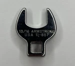 Armstrong 11-857 Crowfoot Wrench Sae Size 13/16" 3/8" Drive Made In Usa. Fixed Price $9.99.