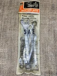 Vintage Western Auto 5 Pc Combination Wrench Set Sae With Original Pouch. C40. Fixed Price $30.99.