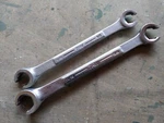 Lot Of Trw Forged Usa Flare Line Wrench Set 6-PT Sae 1/2" 9/16" 5/8" 11/16". Fixed Price $24.95.