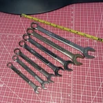 Sears Craftsman Usa Vv Va 7 Piece Sae 12 Point Combination Wrench Set 3/8 - 3/4. Fixed Price $19.70.