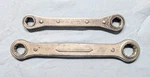 Bonney + Duro-chrome Ratcheting Wrenches Vintage No. RB-1618 0705 Lot Of 2. Fixed Price $9.99.