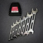 Asahi LSXS7 7PC Lightool Double Open End Wrench Set Made In Japan. Fixed Price $79.40.