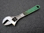 Vintage Diamond 4" Adjustable Wrench Crystal Green Handle D74P Made Usa. Fixed Price $24.95.