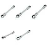 SK11 Geartech Short Double Flex Ratchet Wrench Set MFR0810S-MFR1417S Japan. Fixed Price $52.66.