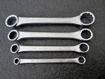 Vintage Powrkraft 4PC Sae Short Box End Wrench Set Made Usa. Fixed Price $49.95.