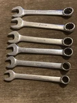 Snap-on OEX160-OEX240 (6PC) Sae Wrench Set 7/16 -3/4 Used/ Engraved. Fixed Price $110.00.