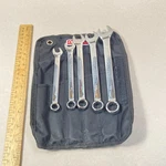 Craftsman Combination Wrench Set 5 Pc W/ Nylon Pouch. Fixed Price $18.00.