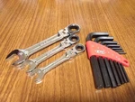 Ktc MSR2S Short Ratchet Combination Wrench Set 10MM 12MM 17MM Used. Fixed Price $131.48.