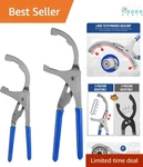 Oil Filter Wrench Set Carbon Steel Adjustable 9 & 12 Inch Auto Truck Tools. Fixed Price $19.97.