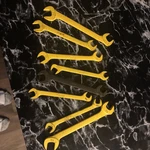 Vintage 8 Pc Open End Gvs Snap On Wrenches. Fixed Price $63.00.