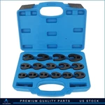 Crow Foot Flare Nut Wrench Set 15PC 3/8 1/2IN Drive Ratchet Extension Large Tool. Fixed Price $37.75.
