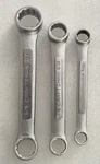 Vtg. Craftsman Set Of Stubby Double Box End Wrenches 12 Point 3/8 - 3/4 Usa. Fixed Price $34.90.