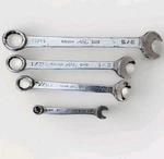 Mac Tools Sabina Ohio CH8 CA16 CA20 Angled Head Combo Wrench 5/8" 1/2" 7/16" 1/4. Fixed Price $24.99.